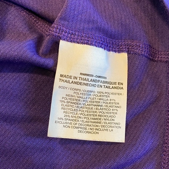 Nike elasticka Grx racer tank top purple woman’s size medium like new - Picture 6 of 7